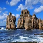 The Dumujin cliffs on Baengnyeongdo Island